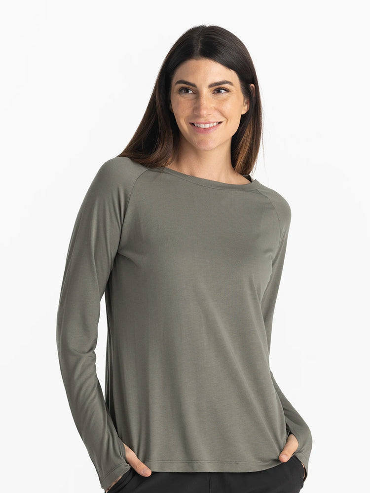 Women's Bamboo Lightweight Long Sleeve II - Fatigue