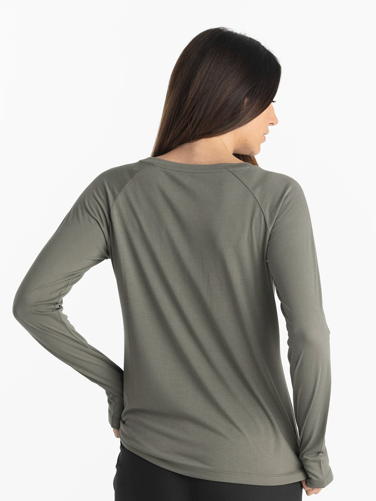 Women's Bamboo Lightweight Long Sleeve II - Fatigue