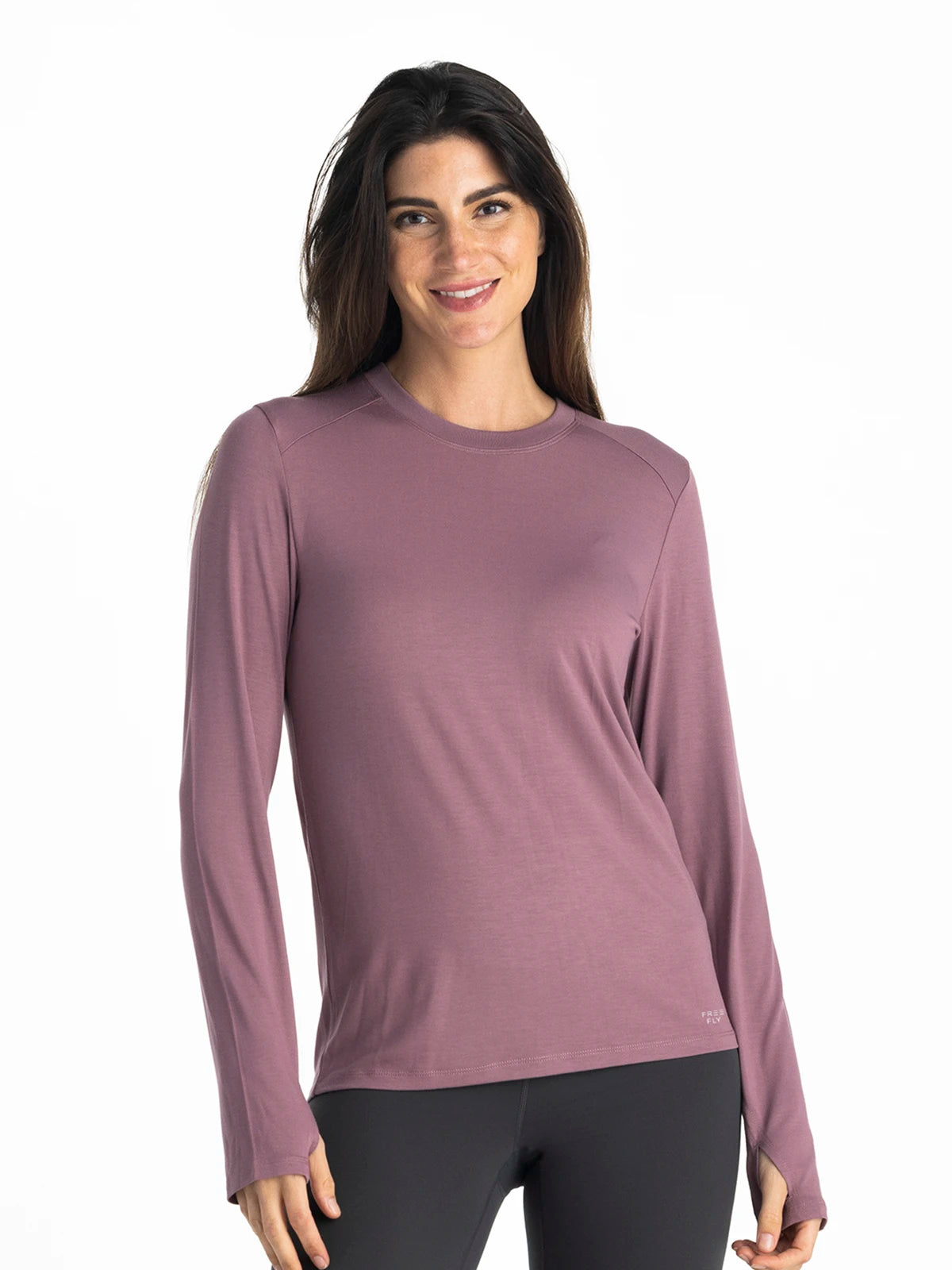 Women's Bamboo Shade Long Sleeve II - Sea Moss Purple