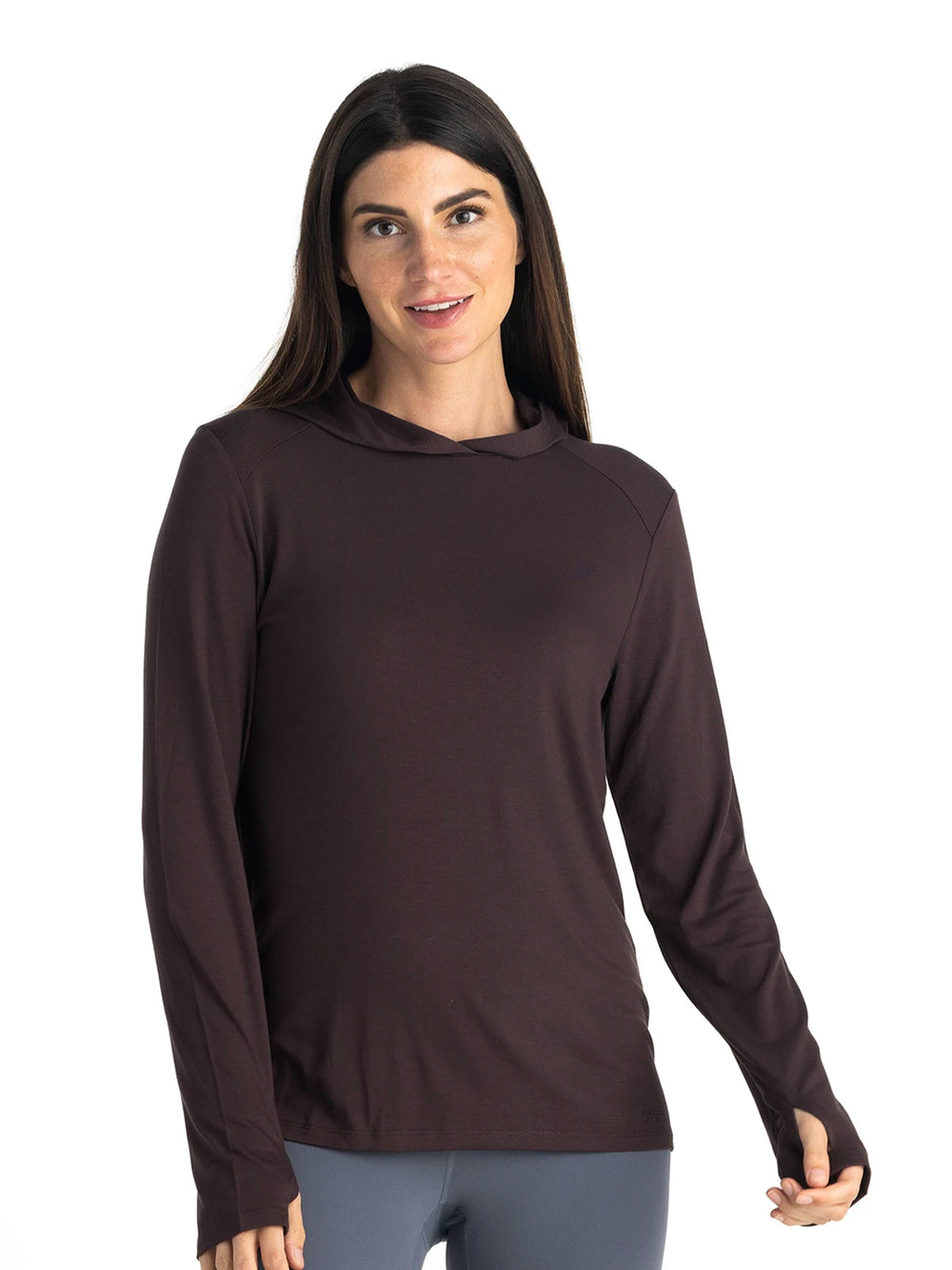 Women's Bamboo Shade Hoodie II - Red Cedar second image