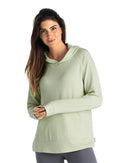 Women's Bamboo Lightweight Fleece Hoodie - Desert Sage