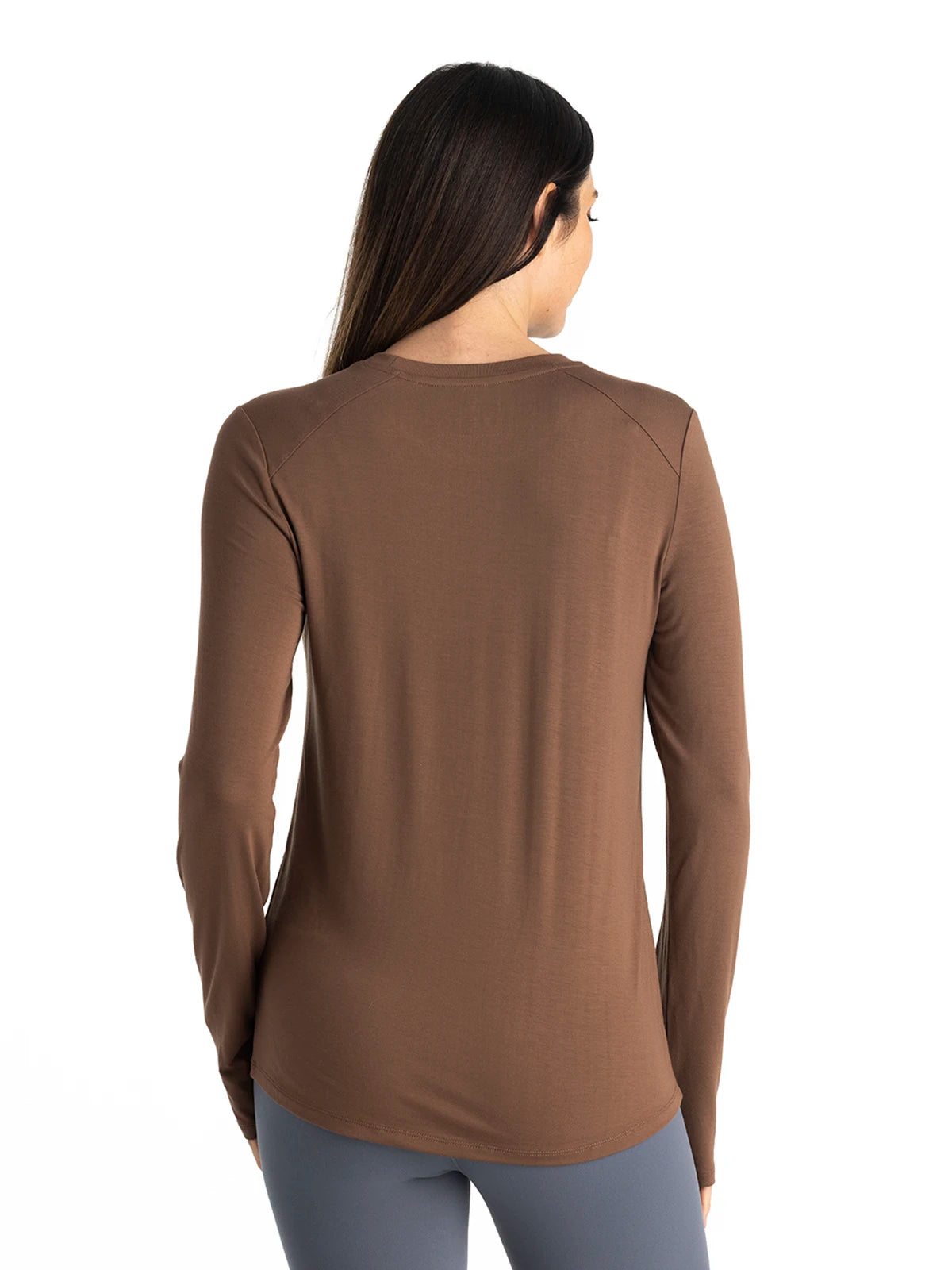 Women's Bamboo Shade Long Sleeve II - Mustang