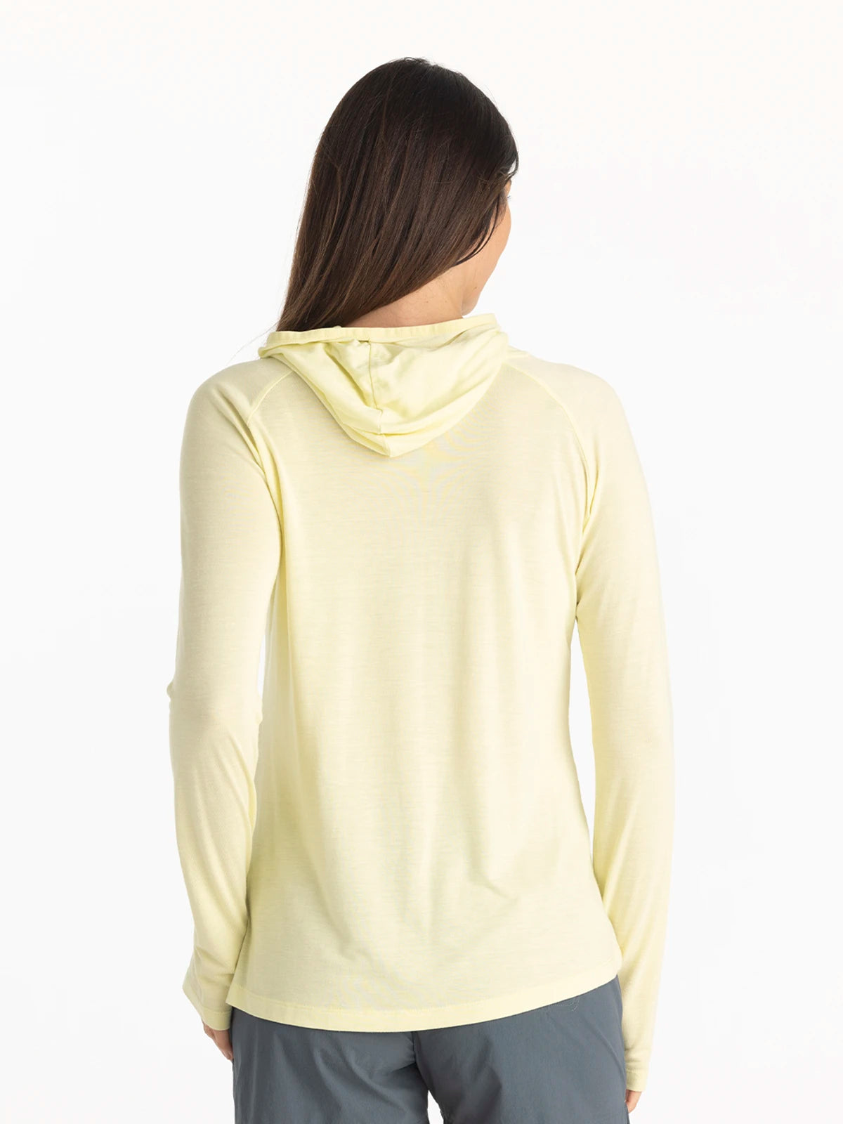 Women's Bamboo Lightweight Hoodie II - Washed Citrus