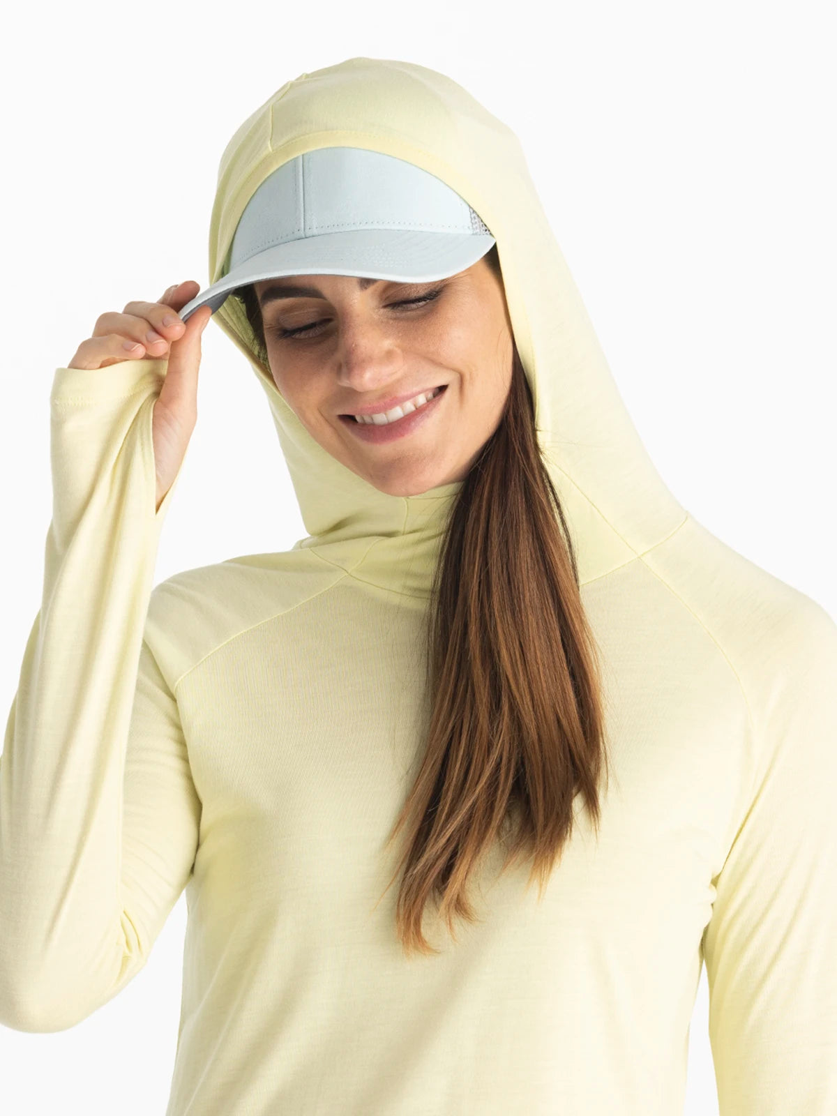 Women's Bamboo Lightweight Hoodie II - Washed Citrus