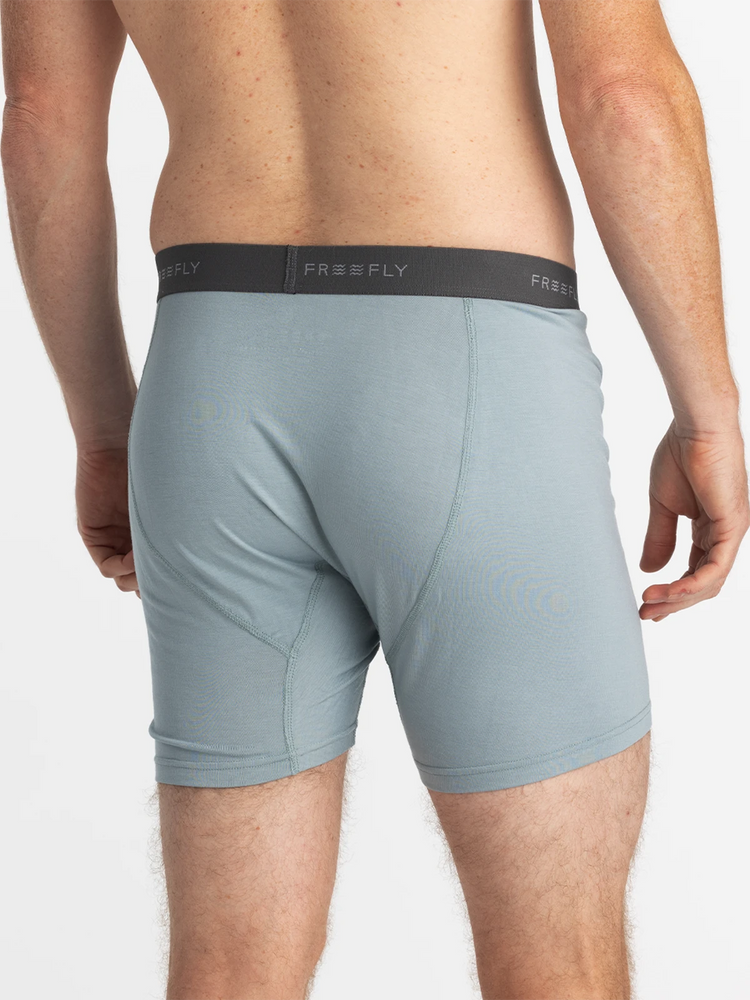 Men's Bamboo Motion Boxer Brief - Ocean Mist