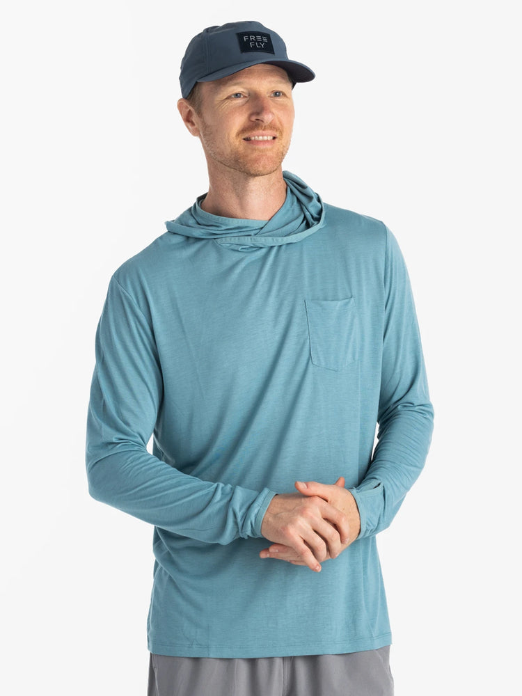 Men's Bamboo Lightweight Hoodie - Tidewater