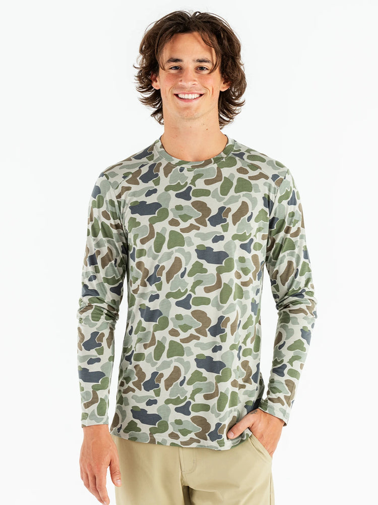 Men's Bamboo Lightweight Long Sleeve - Camo