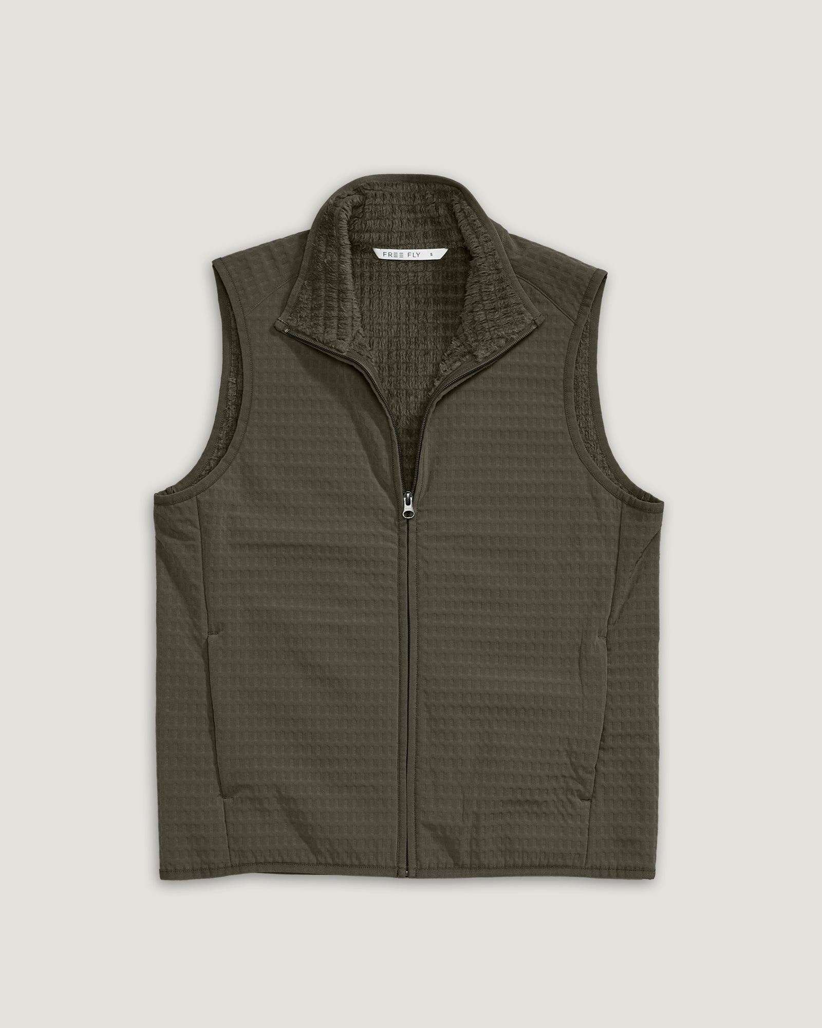 Men's Gridback Fleece Vest - Dark Forest – Free Fly Apparel