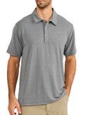 Men's Bamboo Flex Polo - Heather Graphite