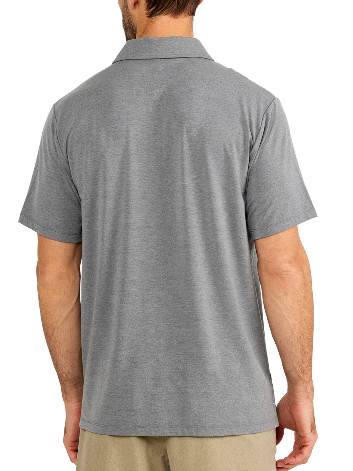 Men's Bamboo Flex Polo - Heather Graphite