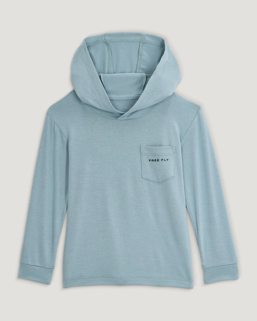 Toddler Bamboo Shade Graphic Hoodie - Dive Bomb Ocean Mist