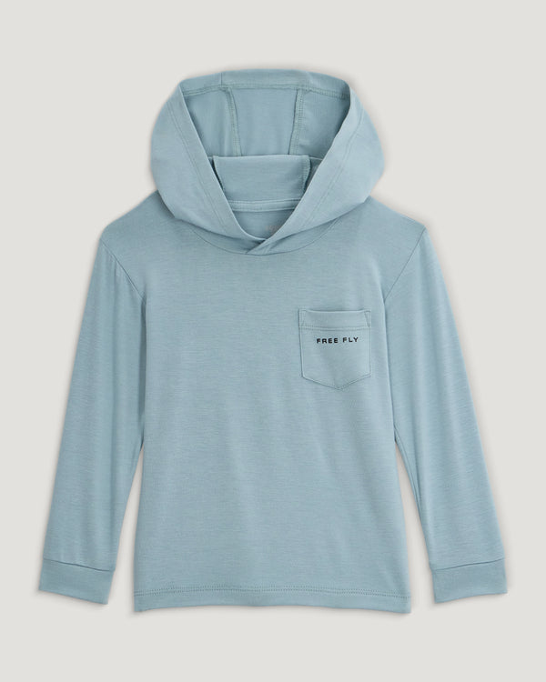 Toddler Bamboo Shade Graphic Hoodie - Dive Bomb Ocean Mist