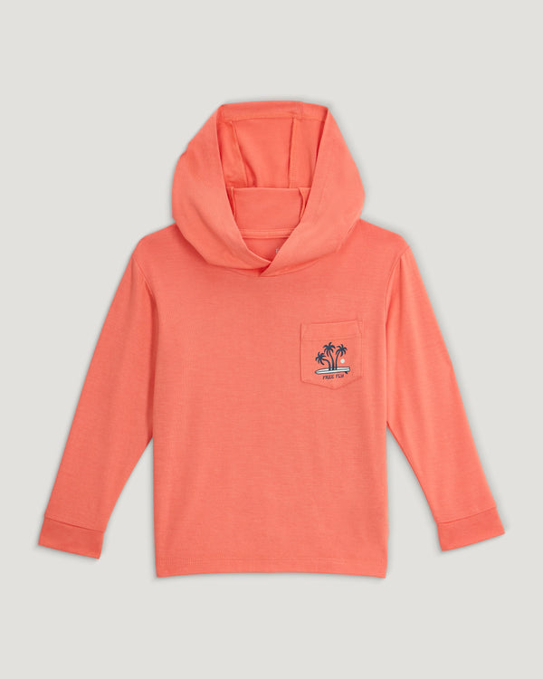 Toddler Bamboo Shade Graphic Hoodie - Party Wave Flamingo