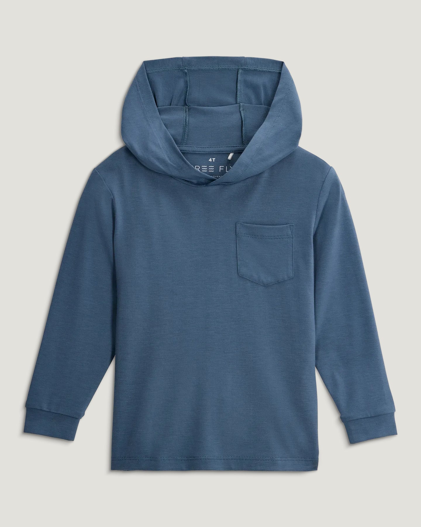 Toddler Bamboo Shade Hoodie - Pacific Blue