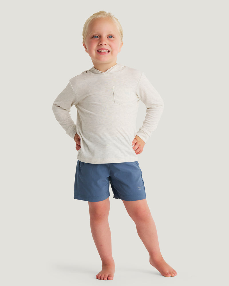 Toddler Bamboo Shade Hoodie - Off White Heather