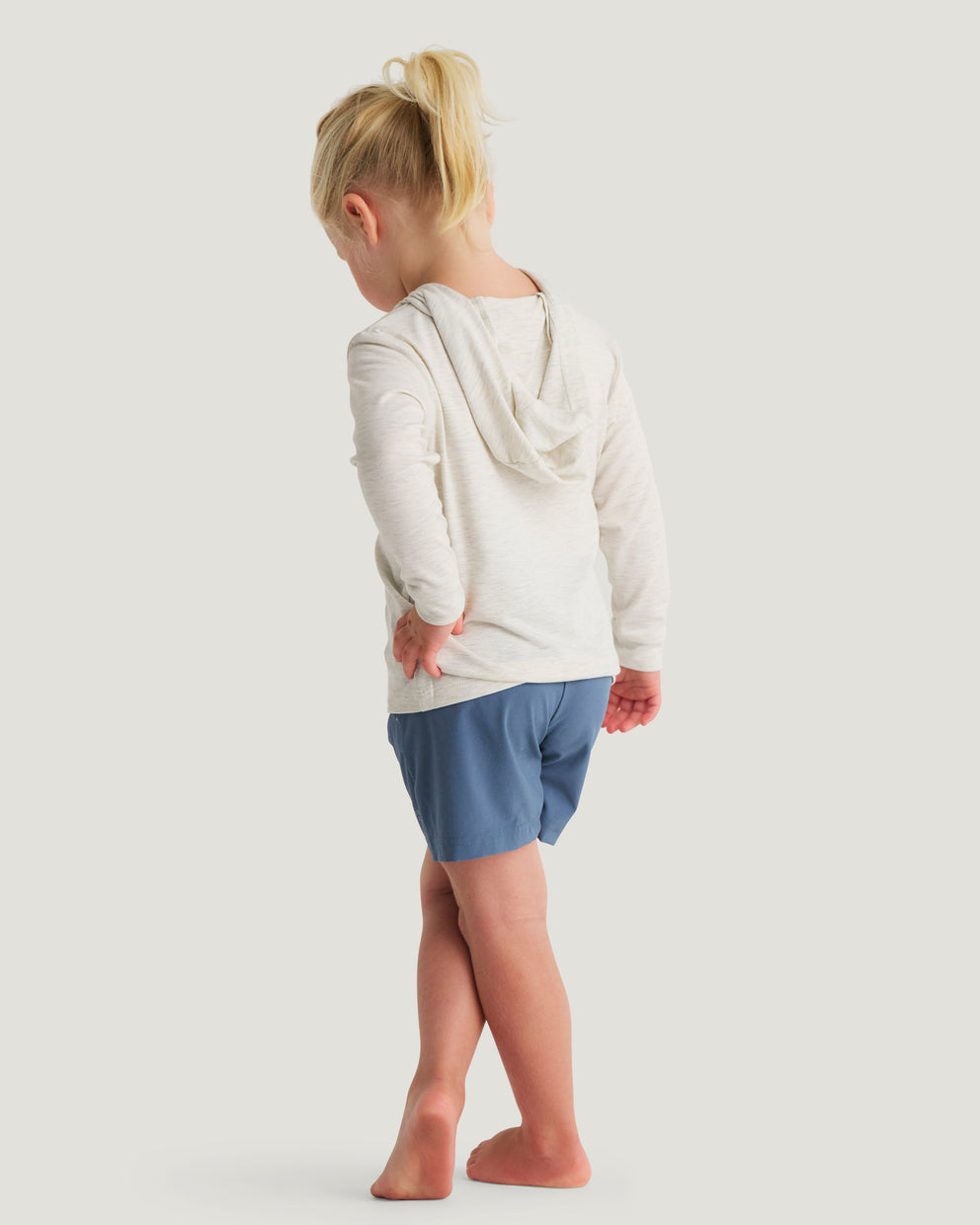 Toddler Bamboo Shade Hoodie - Off White Heather