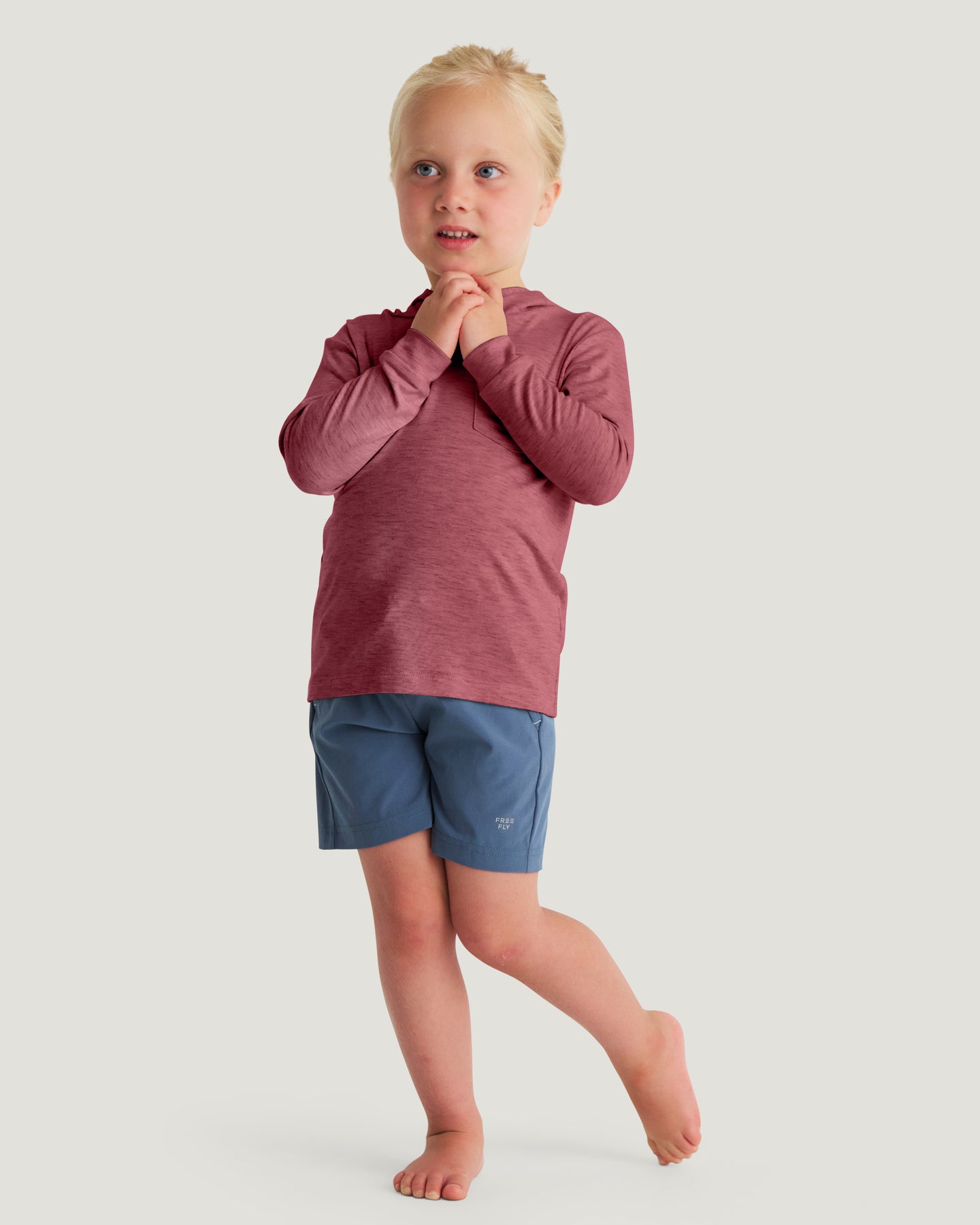 Toddler Bamboo Shade Hoodie - Plum
