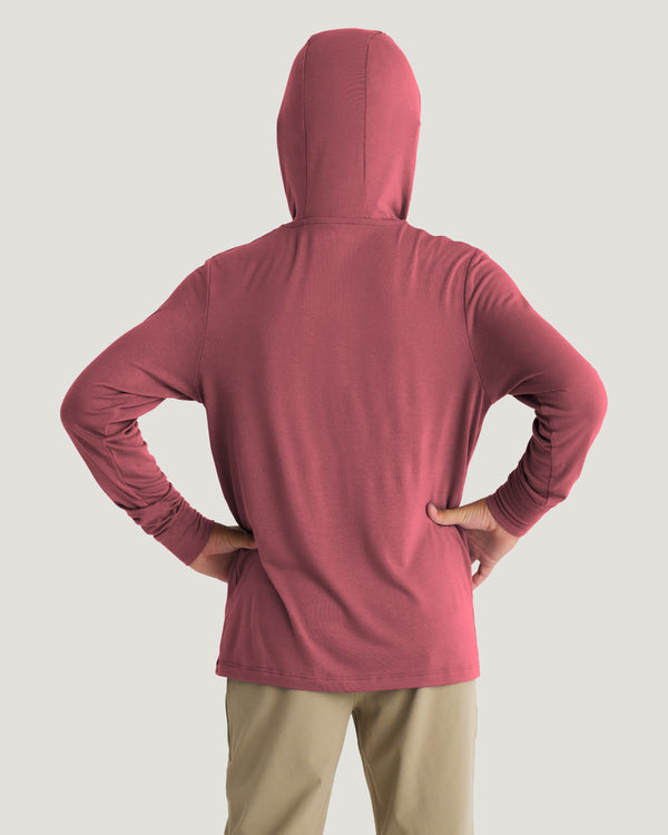 Youth Bamboo Shade Hoodie - Plum