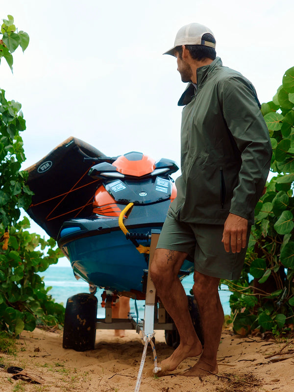 Men's Bamboo-Lined Active Breeze Short – 7" - Storm Cloud