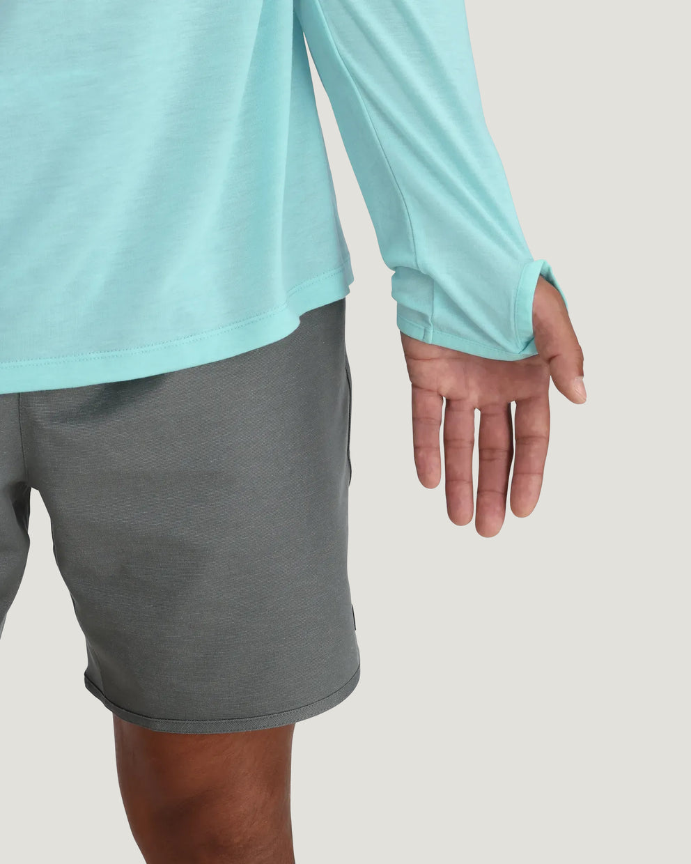 Men's Bamboo Lightweight Hoodie - Bahama Blue