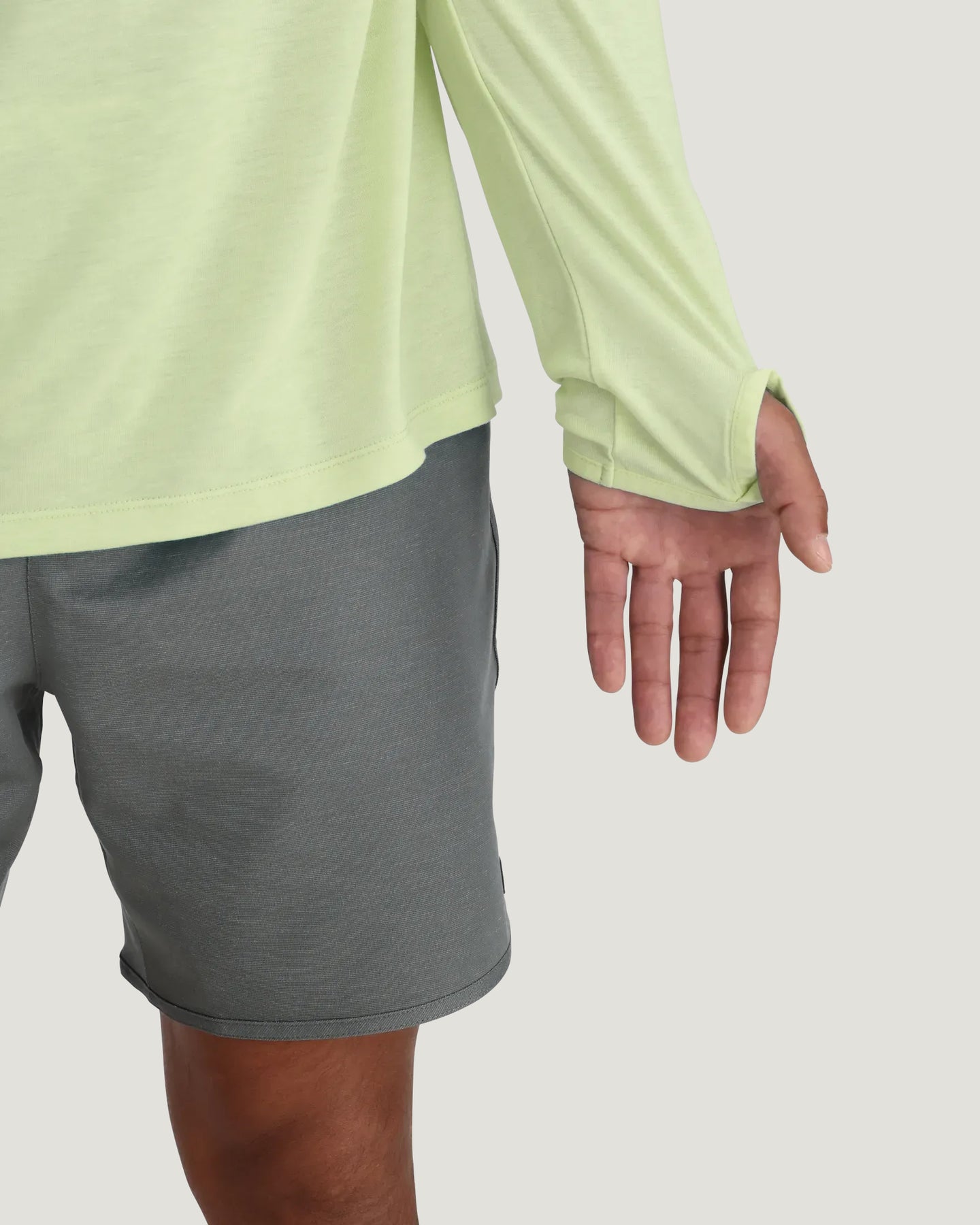 Men's Bamboo Lightweight Hoodie - Lime