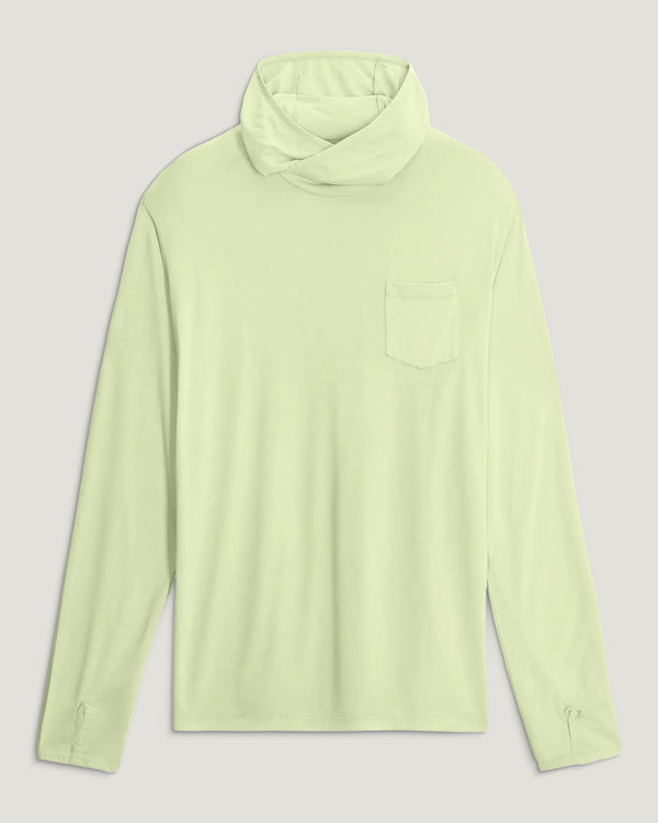 Men's Bamboo Lightweight Hoodie - Lime