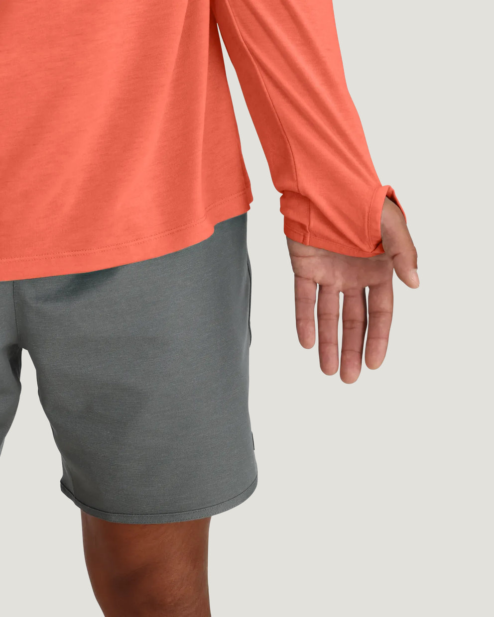 Men's Bamboo Lightweight Hoodie - Flamingo