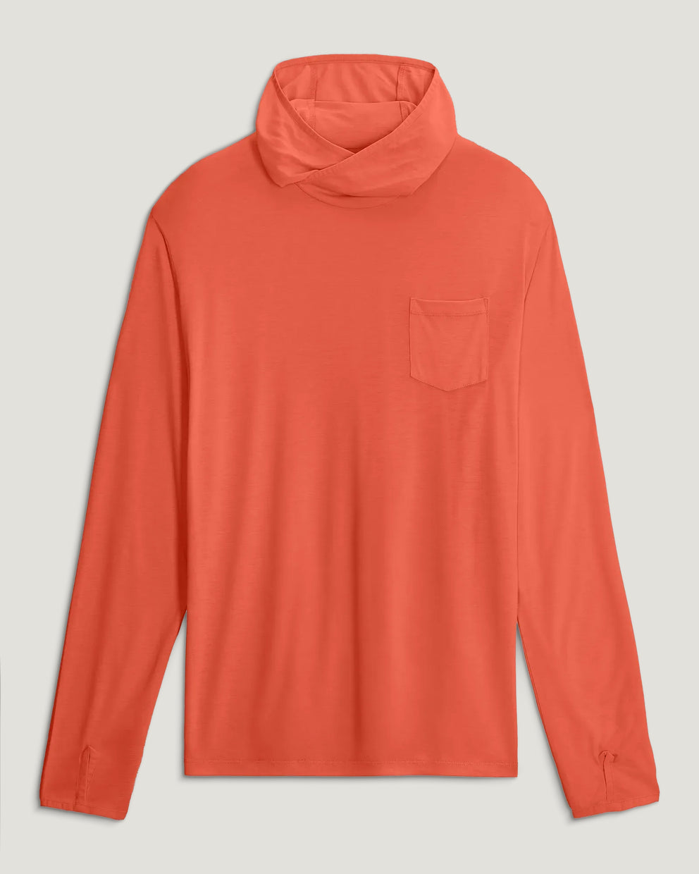 Men's Bamboo Lightweight Hoodie - Flamingo
