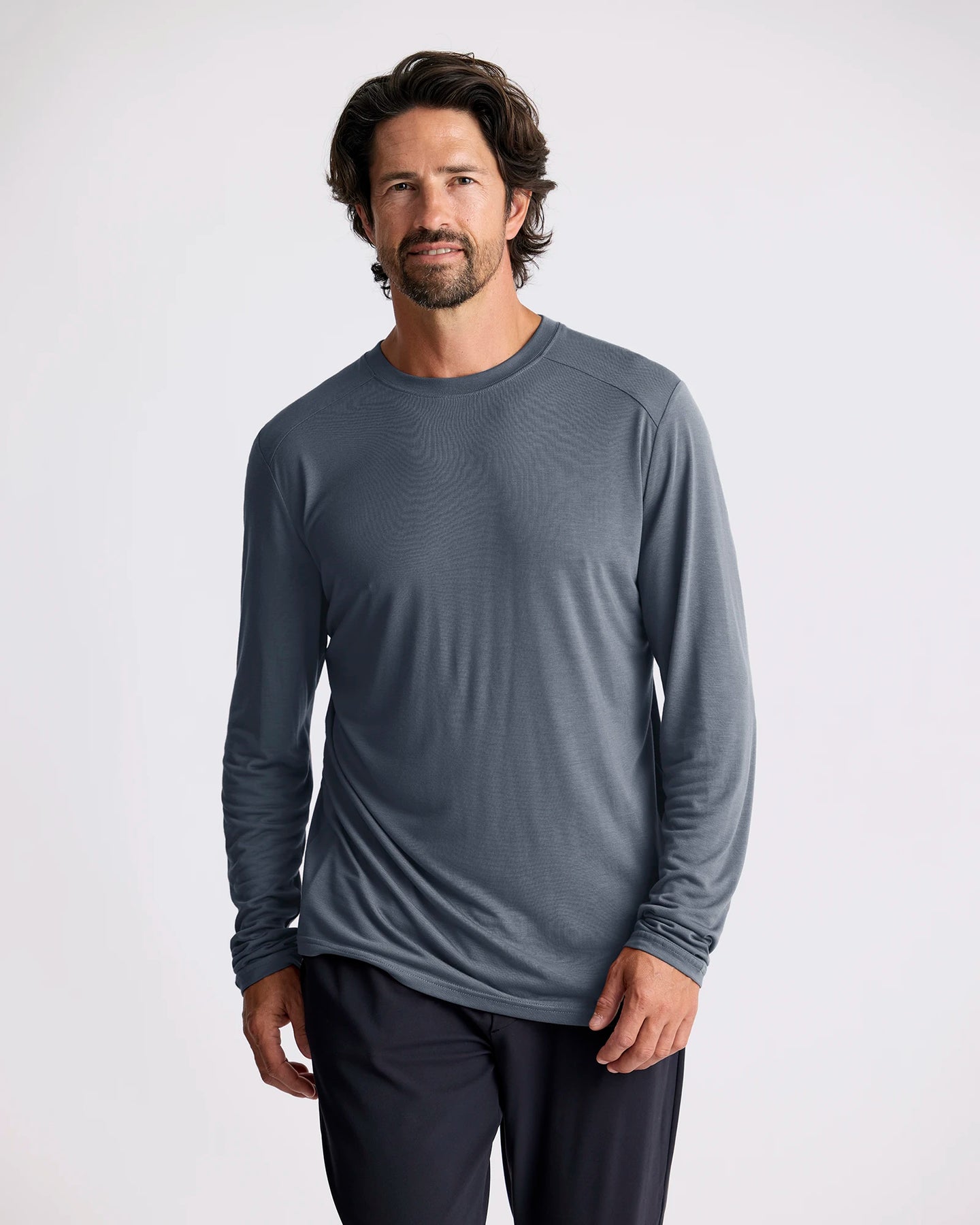 Men's Bamboo Lightweight Long Sleeve - Storm Cloud