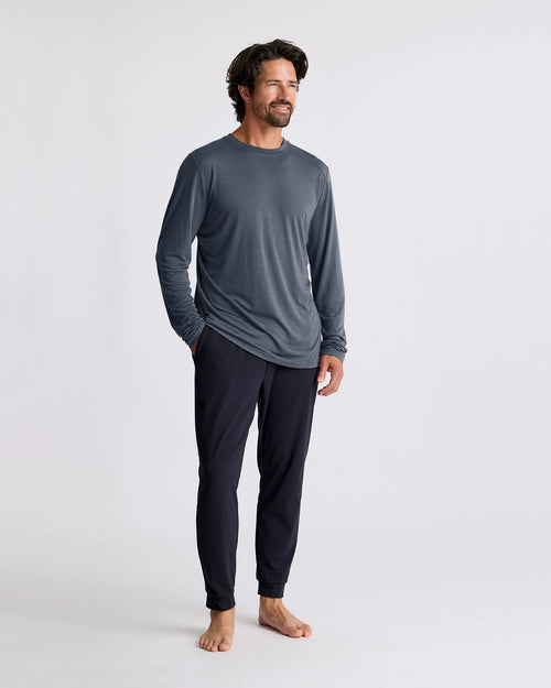 Men's Bamboo Lightweight Long Sleeve - Storm Cloud