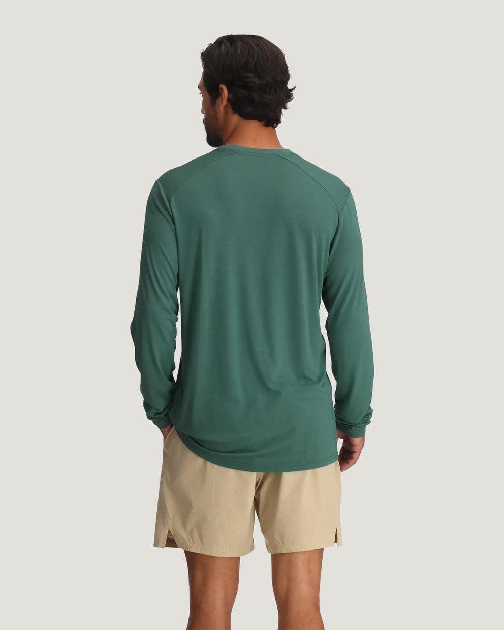 Men's Bamboo Lightweight Long Sleeve - Sea Pine