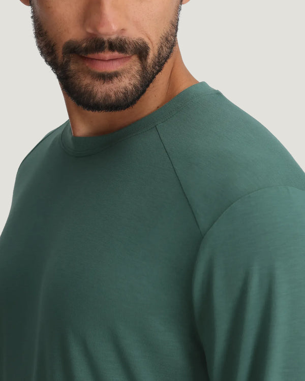 Men's Bamboo Lightweight Long Sleeve - Sea Pine