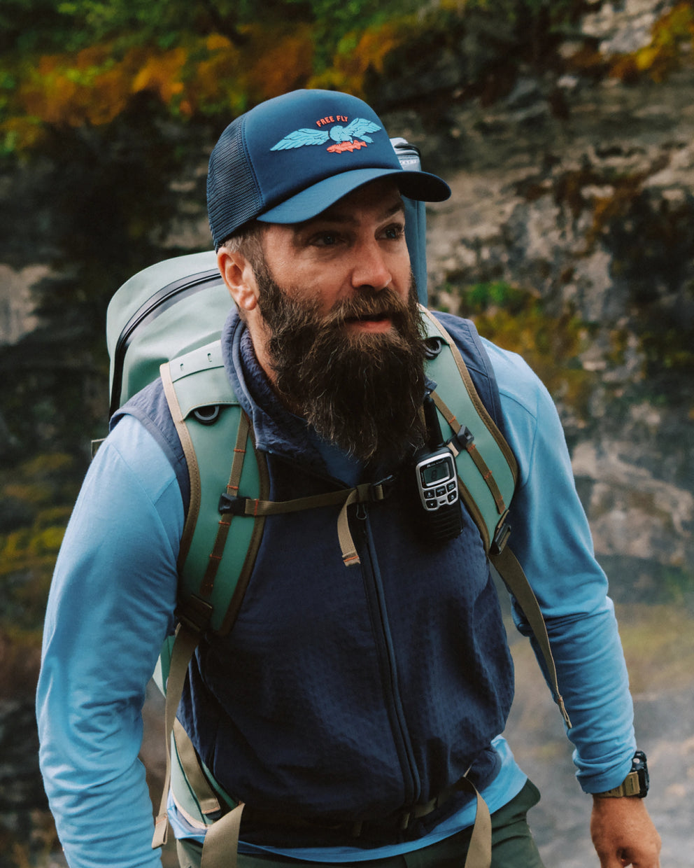 Live Wild Hat - Navy