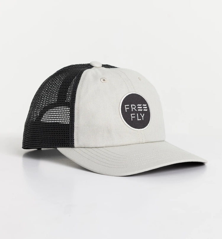 Low Pro Badge Trucker Hat - Harbor Grey