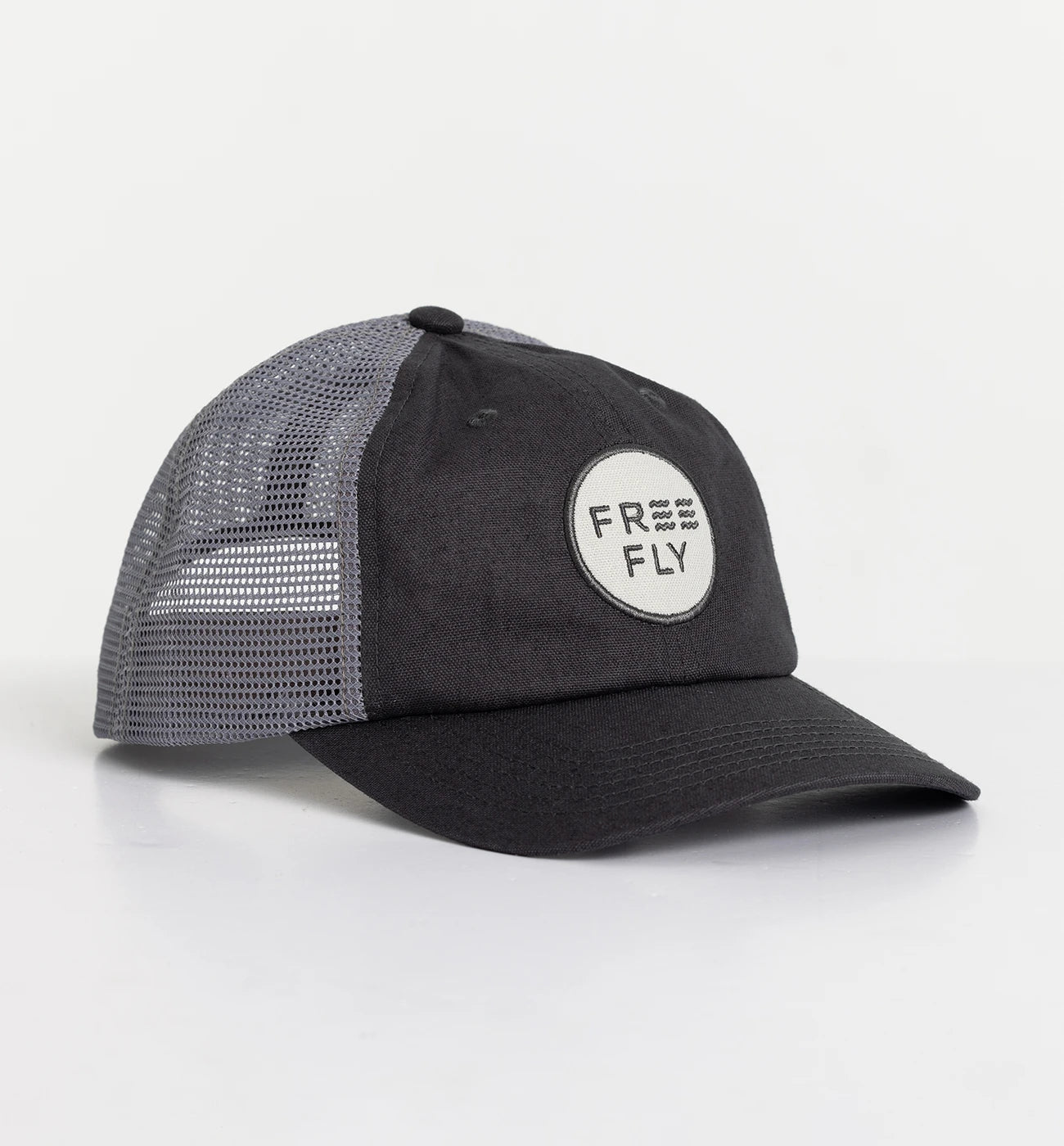 Low Pro Badge Trucker Hat - Washed Navy – Free Fly Apparel