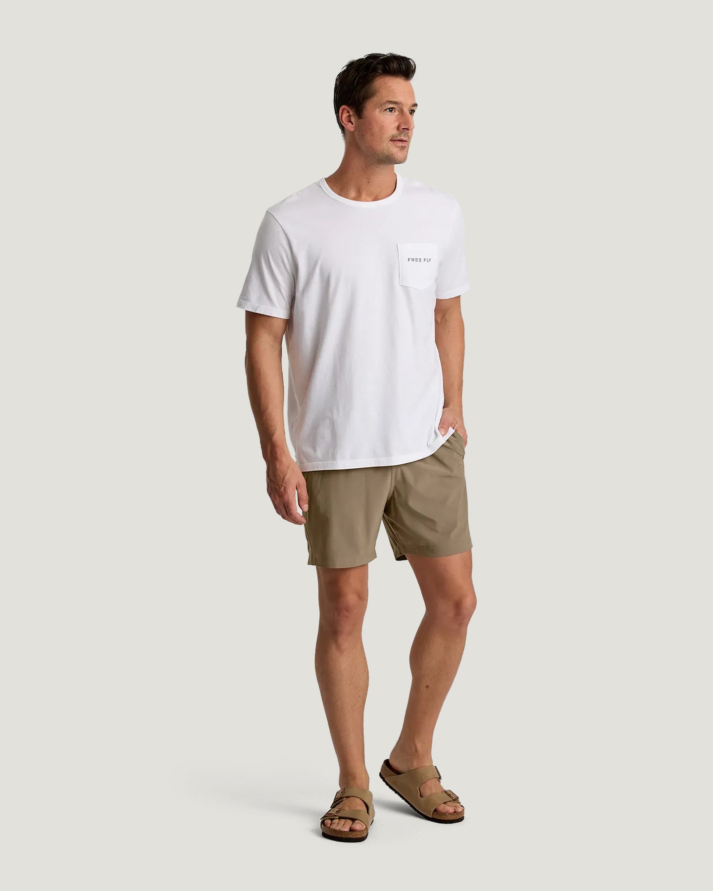 Men's Breeze Short – 6" - Dark Khaki