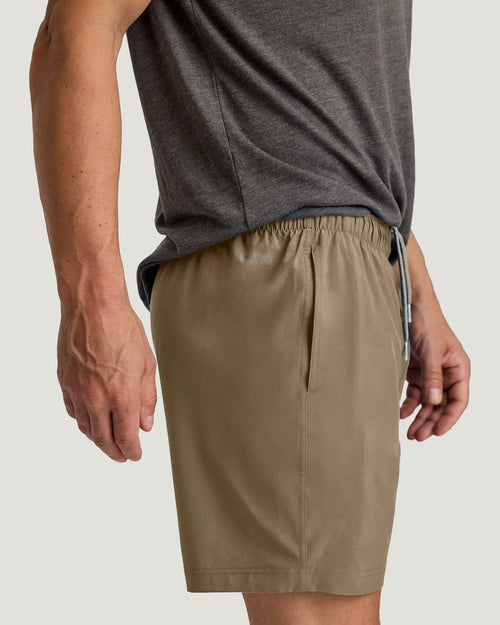 Men's Breeze Short – 6" - Dark Khaki