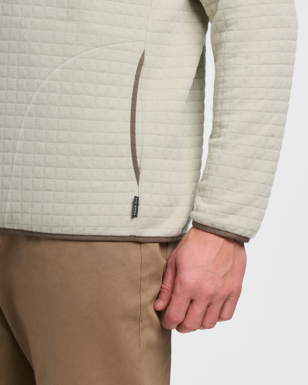 Men's Downvalley Quarter Zip - Heather Sandstone