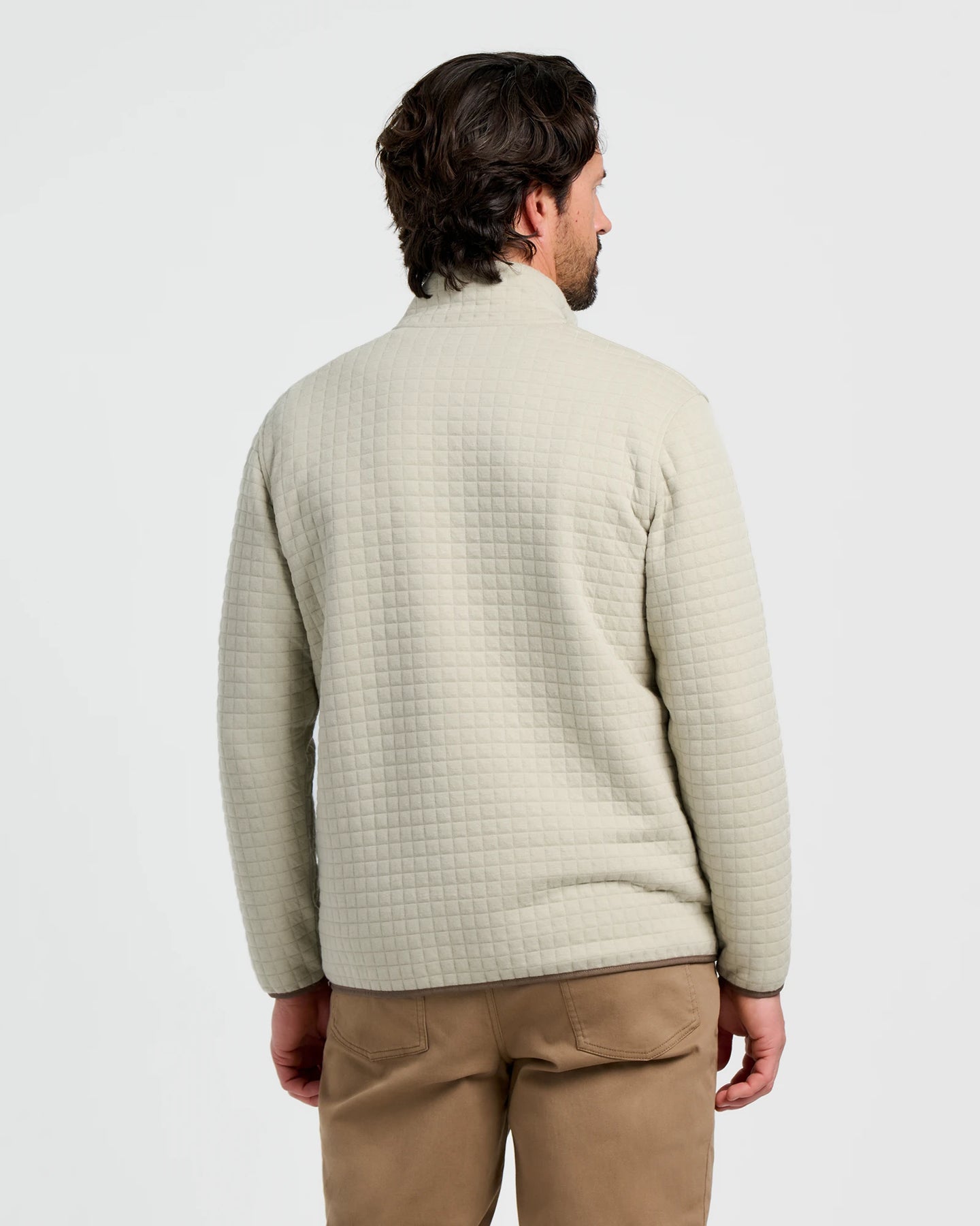 Men's Downvalley Quarter Zip - Heather Sandstone