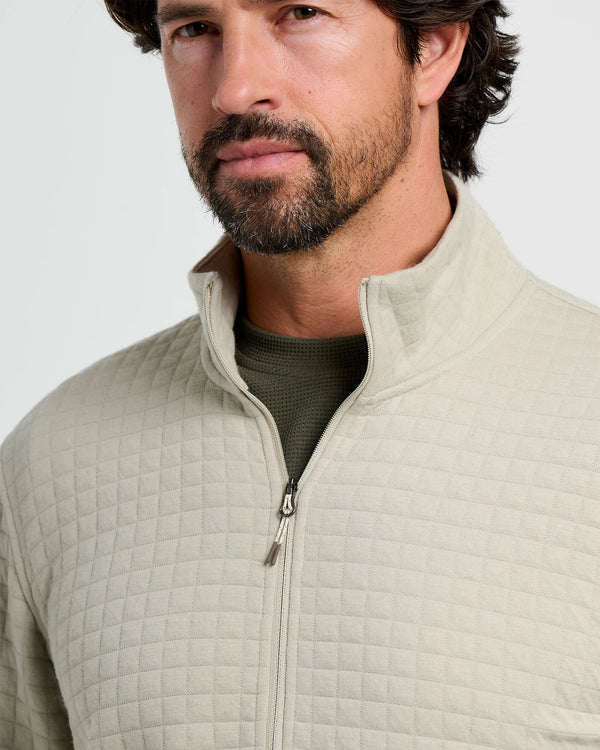 Men's Downvalley Quarter Zip - Heather Sandstone