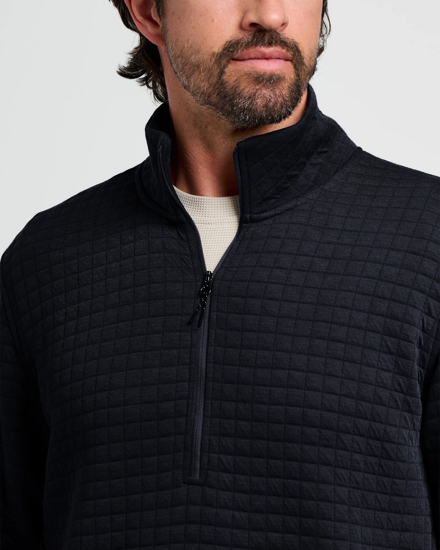 Men's Downvalley Quarter Zip - Black