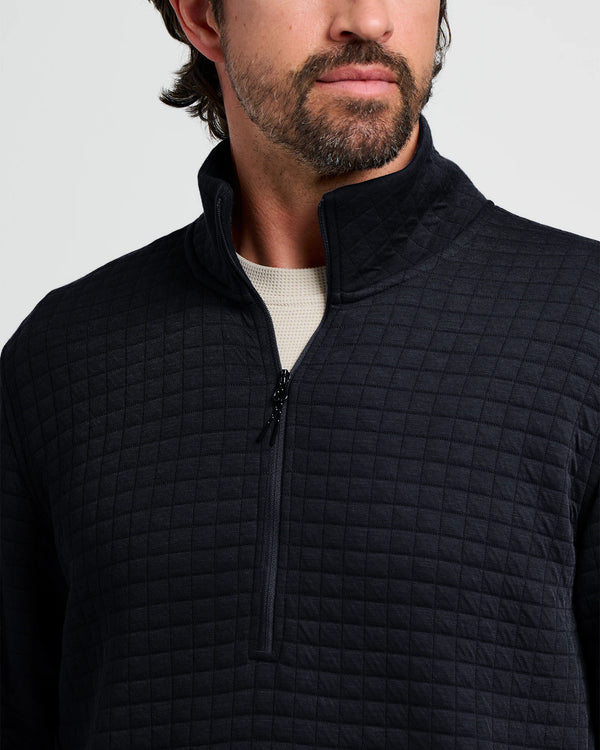 Men's Downvalley Quarter Zip - Black