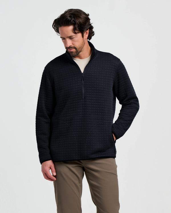 Men's Downvalley Quarter Zip - Black