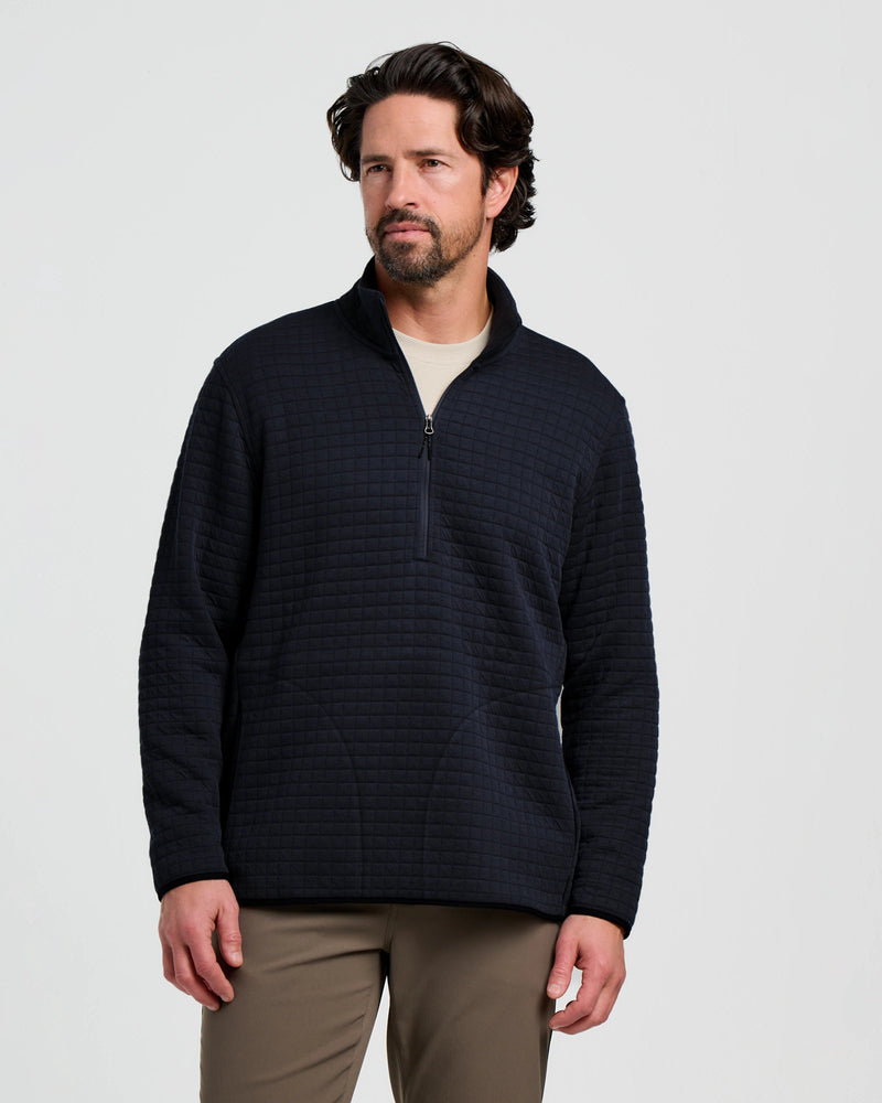 Men's Downvalley Quarter Zip - Black