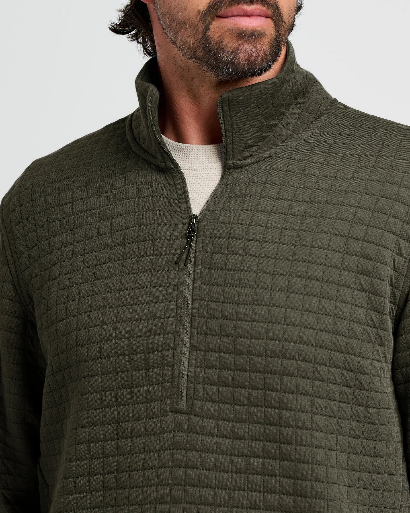 Men's Downvalley Quarter Zip - Dark Forest