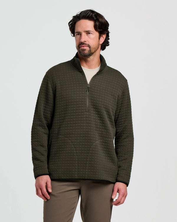Men's Downvalley Quarter Zip - Dark Forest