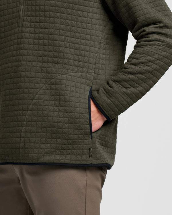 Men's Downvalley Quarter Zip - Dark Forest