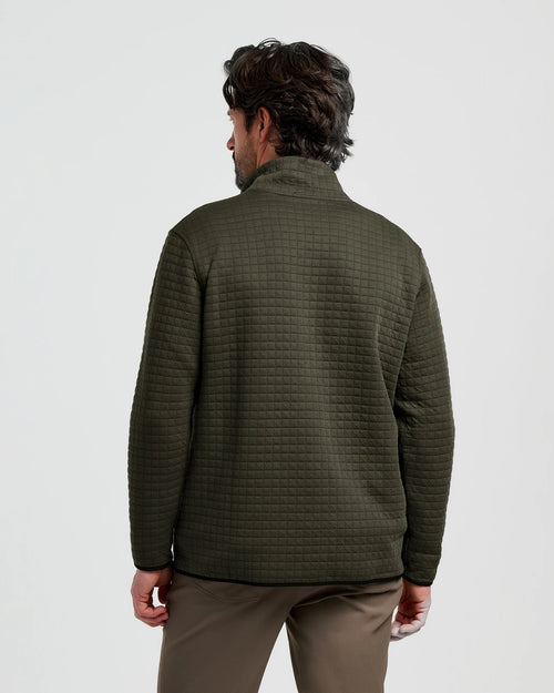 Men's Downvalley Quarter Zip - Dark Forest