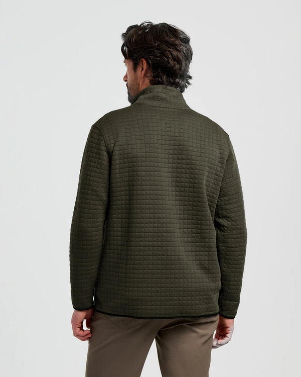 Men's Downvalley Quarter Zip - Dark Forest