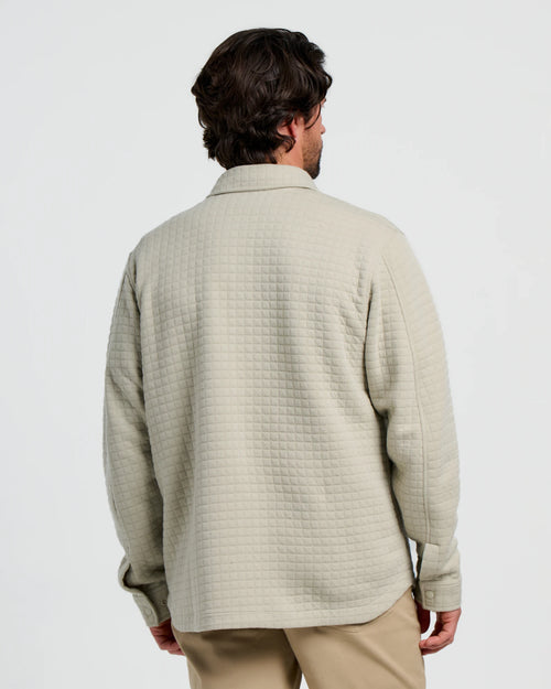 Men's Downvalley Overshirt - Heather Sandstone